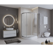 Душевой уголок BelBagno UNO-195-RH-2-120/90-C-Cr