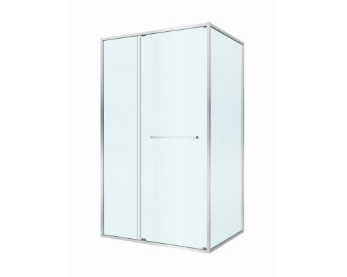 Душевой уголок CEZARES LUX-AH-FS-11-120/80-C-CR, 120х80 см, профиль хром глянцевый, стекло прозрачное