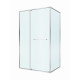 Душевой уголок CEZARES LUX-AH-FS-11-120/80-C-CR, 120х80 см, профиль хром глянцевый, стекло прозрачное