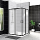 Душевой уголок BelBagno UNO-195-AH-2-120/90-P-NERO