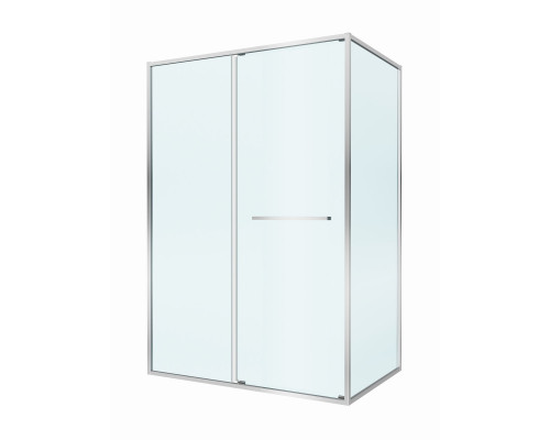 Душевой уголок CEZARES LUX-AH-FS-11-140/100-C-CR, 140х100 см, профиль хром, стекло прозрачное