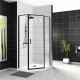 Душевой уголок BelBagno UNO-195-P-1-100-C-NERO