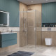 Душевой уголок BelBagno SOFT_CLOSE-2-A-1-100-C-Cr профиль хром, стекло прозрачное