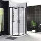 Душевой уголок BelBagno UNO-195-R-2-100-C-NERO