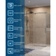 Душевой уголок BelBagno SOFT_CLOSE-1-AH-1-150/100-C-GM профиль оружейная сталь, стекло прозрачное