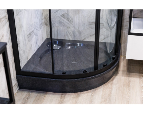 Душевой уголок CEZARES ECO-O-R-2-100-C-NERO