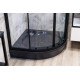 Душевой уголок CEZARES ECO-O-R-2-100-C-NERO