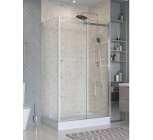 Душевой уголок BelBagno MARINO-2-AH-1-150/90-C-CR 150х90 см профиль хром, стекло прозрачное