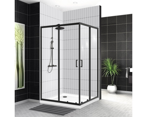 Душевой уголок BelBagno UNO-195-AH-2-120/100-C-NERO