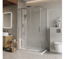Душевой уголок BelBagno LUCE-AH-21-125/80-C-Cr