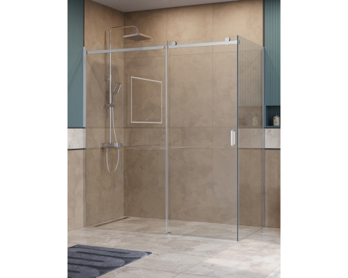 Душевой уголок BelBagno SOFT_CLOSE-2-AH-1-180/90-C-Cr профиль хром, стекло прозрачное