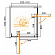 Душевой уголок CEZARES SLIDER-A-2-100/110-BR-BORO