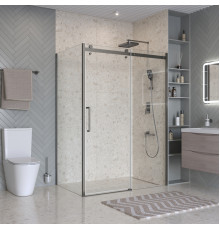 Душевой уголок BelBagno MARINO-2-AH-1-150/90-C-GM 150х90 см профиль оружейная сталь, стекло прозрачное