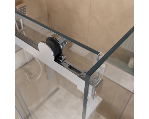 Душевой уголок BelBagno SOFT_CLOSE-2-AH-1-150/90-C-Cr профиль хром, стекло прозрачное