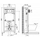 Комплект 4 в 1 BelBagno BB051CHR/BB051SC/BB002-80/BB014-SR-BIANCO