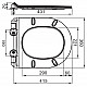 Комплект 4 в 1 BelBagno BB046CHR/BB2111SC/BB002-80/BB005-PR-CHROME