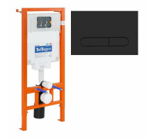 Инсталляция для подвесного унитаза с кнопкой PROSPERO BelBagno BB002-80/BB007-PR-NERO.M
