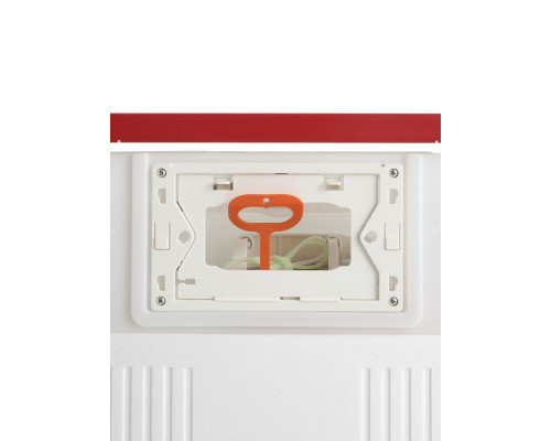 Инсталляция для подвесного унитаза, фронтальное управление для пневматической кнопки CEZARES CZR-201-P