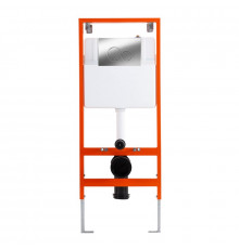 Инсталляция для подвесного унитаза в комплекте с клавишей смыва с круглыми кнопками BelBagno BB097SET.R.CR