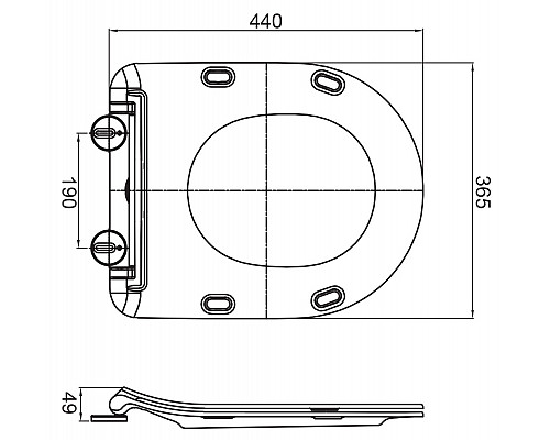 Комплект 4 в 1 BelBagno BB051CHR/BB051SC/BB002-80/BB005-PR-CHROME