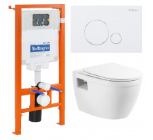 Комплект 3 в 1 BelBagno BB070CHR/SC/BB002-80/BB014-SR-BIANCO