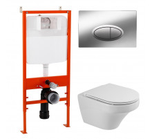 Комплект 4 в 1 BelBagno CZR-2462-TH-TOR/CZR-870-SC/BB026/BB051CR