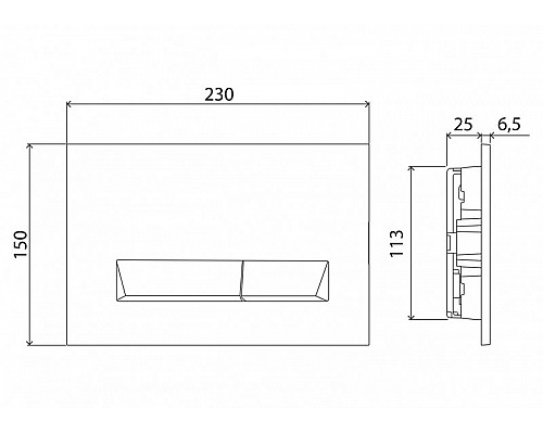 Инсталляция для подвесного унитаза с кнопкой MARMI BelBagno BB002-80/BB009-MR-BIANCO