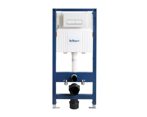 Инсталляция для унитазов в комплекте с кнопкой смыва BelBagno BB-101-M-BR