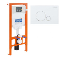Инсталляция для подвесного унитаза с кнопкой SFERA BelBagno BB002-80/BB014-SR-BIANCO