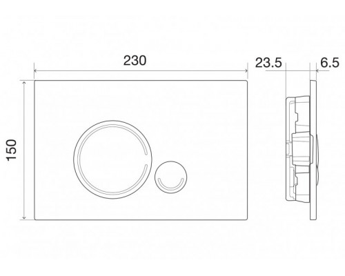 Комплект 4 в 1 BelBagno BB046CHR/BB2111SC/BB002-80/BB014-SR-BIANCO