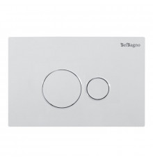 Кнопка смыва BelBagno BB082BL белая глянцевая