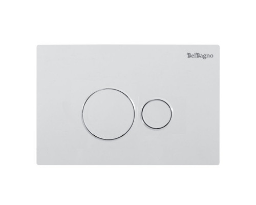 Кнопка смыва BelBagno BB082BL белая глянцевая