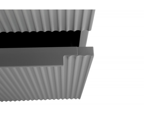 Колонна подвесная с распашной дверью с зеркалом внутри CEZARES PREMIUM PLISSE 55509 Grigio nuvola