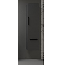 Колонна подвесная с одной распашной дверцей и выдвижным ящиком CEZARES 55184 Grigio opaco