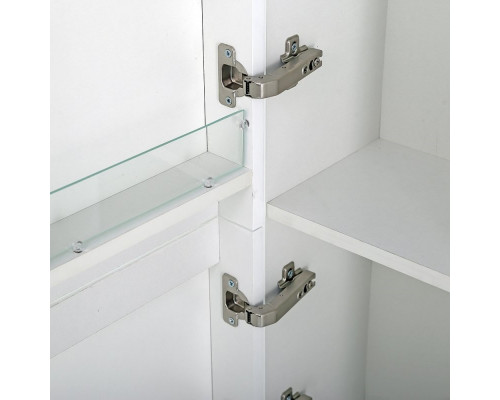 Шкаф подвесной с двумя распашными дверцами с доводчиками левосторонний BelBagno ETNA-M-1500-2A-SO-BL-L