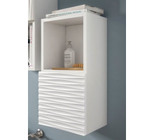 Подвесной шкафчик с одной верхней открытой полкой и распашной дверкой CEZARES BALI BAPN02.601