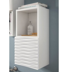 Подвесной шкафчик с одной верхней открытой полкой и распашной дверкой CEZARES BALI BAPN02.601