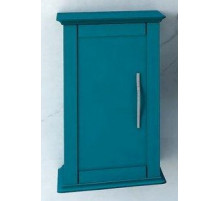 Шкафчик подвесной с одной распашной дверцей, реверсивный CEZARES 54962 Blu Petrolio