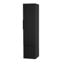 Колонна подвесная с распашной дверью с зеркалом внутри CEZARES PREMIUM PLISSE 55507 Nero opaco