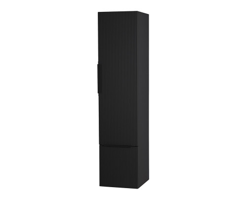Колонна подвесная с распашной дверью с зеркалом внутри CEZARES PREMIUM PLISSE 55507 Nero opaco
