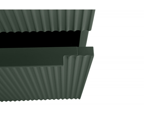 Колонна подвесная с распашной дверью с зеркалом внутри CEZARES PREMIUM PLISSE 55510 Verde opaco