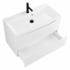 Тумба с раковиной подвесная BelBagno Marino-800, Bianco Lucido, раковина белая BB800/450-LV-MR-AST