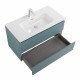 Тумба с раковиной подвесная BelBagno KRAFT-800-2C-SO-AO, 80 см, Голубой Матовый, раковина белая BB800ETL