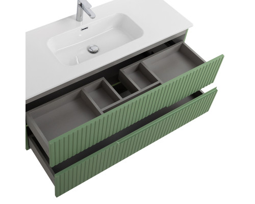 Мебель для ванной подвесная CEZARES DUET-N-1200-2C-SO-PS-P Фисташковый Софт