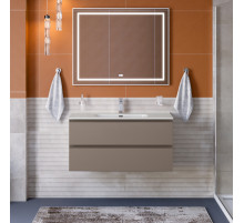 Тумба с раковиной подвесная BelBagno KRAFT-1000-2C-SO-CO, 100 см, Бежевый Матовый, раковина белая BB1000ETL