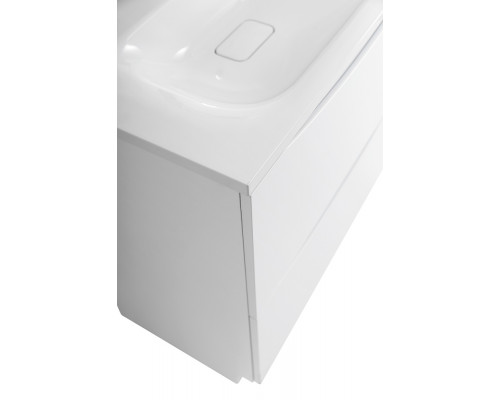 Тумба с раковиной напольная BelBagno MARINO-800 Bianco Lucido, раковина белая BB800/450-LV-MR-FT