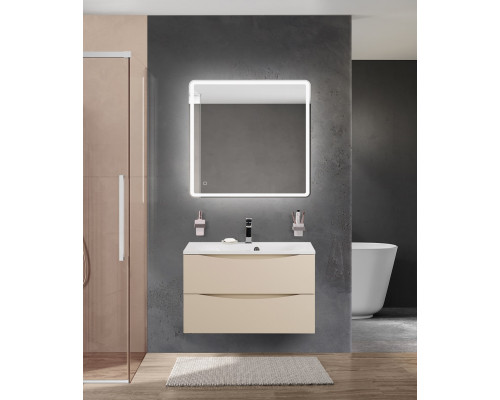 Тумба с раковиной подвесная BelBagno MARINO-800 Crema Opaco, раковина белая  BB800/450-LV-MR-FT