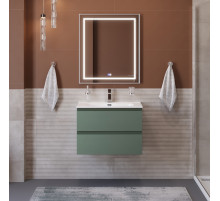 Тумба с раковиной подвесная BelBagno KRAFT-600-2C-SO-VO, 60 см, Еловый Матовый, раковина белая BB600ETL