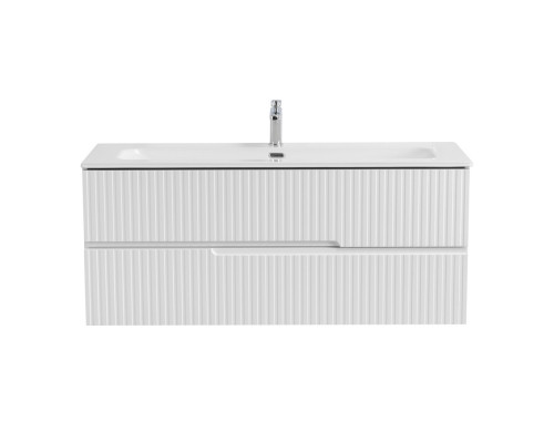 Мебель для ванной подвесная CEZARES DUET-N-1200-2C-SO-BL Bianco Lucido эмаль