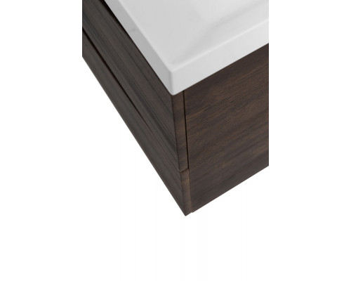 Тумба с раковиной подвесная BelBagno MARINO-600 Rovere Moro, раковина белая